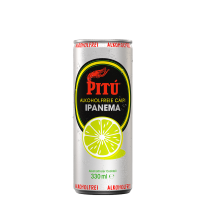 Pitu Ipanema alcohol-free Caipi 12 x 0.33 l can - DISPOSABLE