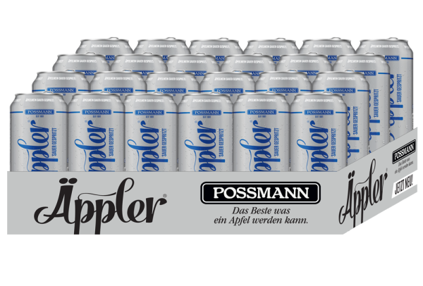 Possmann Apfelwein &Auml;ppler SAUER 24 x 0,5l Dose +