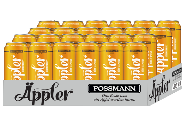 Possmann Apple Cider &Auml;ppler SWEET mixed 24 x 0,5l can
