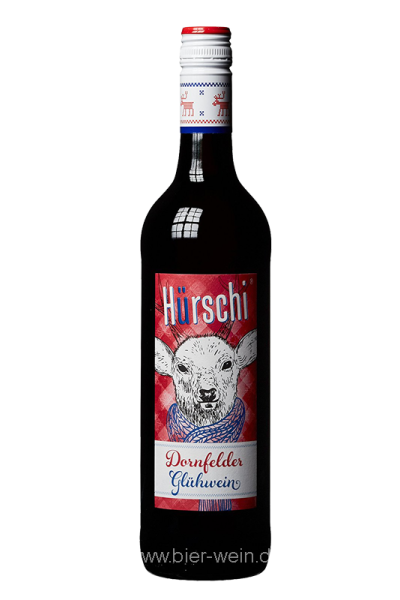 H&uuml;rschi Dornfelder Gl&uuml;hwein 0,75l Flasche