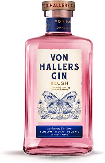 Von Hallers Gin Blush 0,5l Flasche