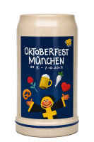 Original Oktoberfestkrug Jahrgangskrug 2012 1,0 Liter