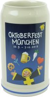 Original Oktoberfestkrug Jahrgangskrug 2012 1,0 Liter