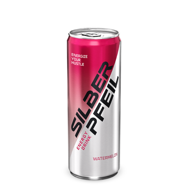 Silberpfeil Melone Energy Drink 24 x 0,25l cans - EINWEG