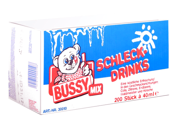 Bussy Wassereis Mix Schleck Drinks 200 x 40ml