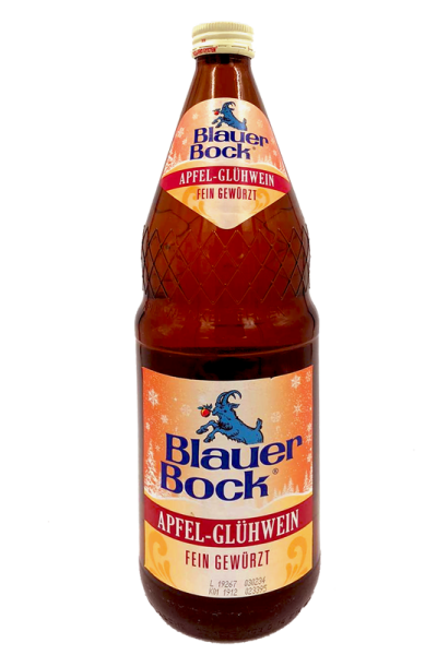 Höhl Blauer Bock Apfelglühwein 1,0l Flasche - MEHRWEG