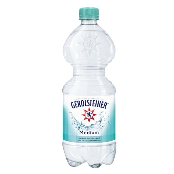 Gerolsteiner Medium PET 6 x 1,0l bottle - EINWEG
