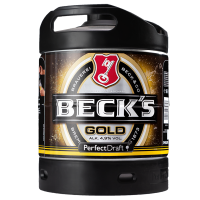 Becks Gold 6l Perfect Draft keg - MEHRWEG