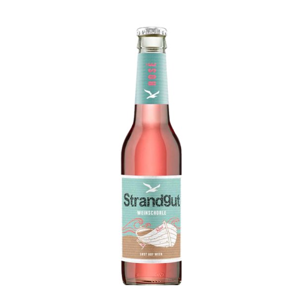 Strandgut Weinschorle Rose 12 x 0,275l Flasche