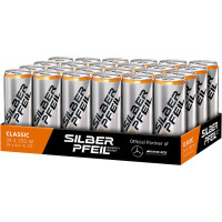 Silberpfeil Classic Energy Drink 24 x 0,25l cans - EINWEG