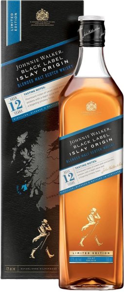 Johnnie Walker Black Label Whiskey Islay Origin 0,7l Flasche