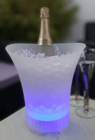 Jay-Tech Ice Cube Cooler witht LED-Light and Bluetooth-Speaker