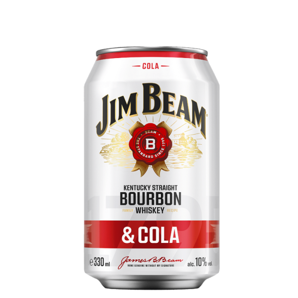 Jim Beam Whiskey &amp; Cola 12 x 0,33l Dose - EINWEG