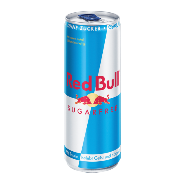 Red Bull sugarfree 4 x 0,25l cans - EINWEG