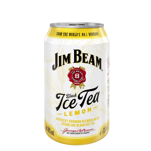 Jim Beam Ice Tea &amp; Bourbon Whiskey 12 x 0,33l Dose - EINWEG