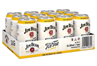 Jim Beam Ice Tea &amp; Bourbon Whiskey 12 x 0,33l can - EINWEG