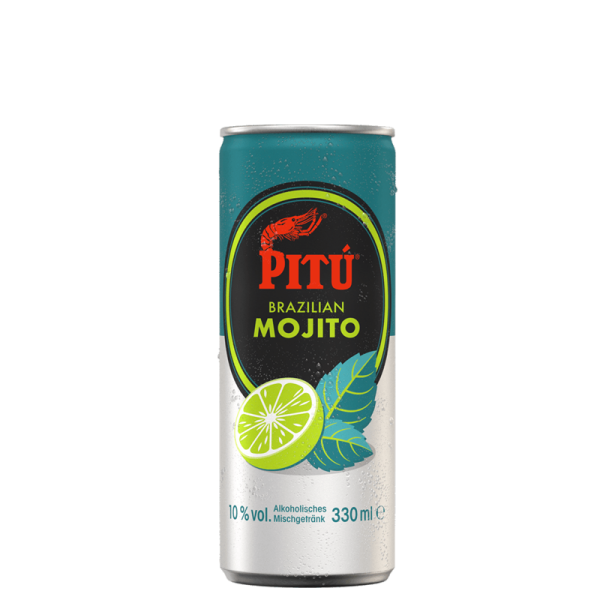 Pitu Mojito Mixed Drink 12 x 0.33 l can - DISPOSABLE