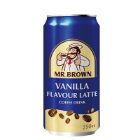 Mr. Brown Coffee Drink Vanilla 24 x 0.25 l can