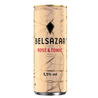 Belsazar Rose &amp; Tonic 12 x 0,25l cans - EINWEG