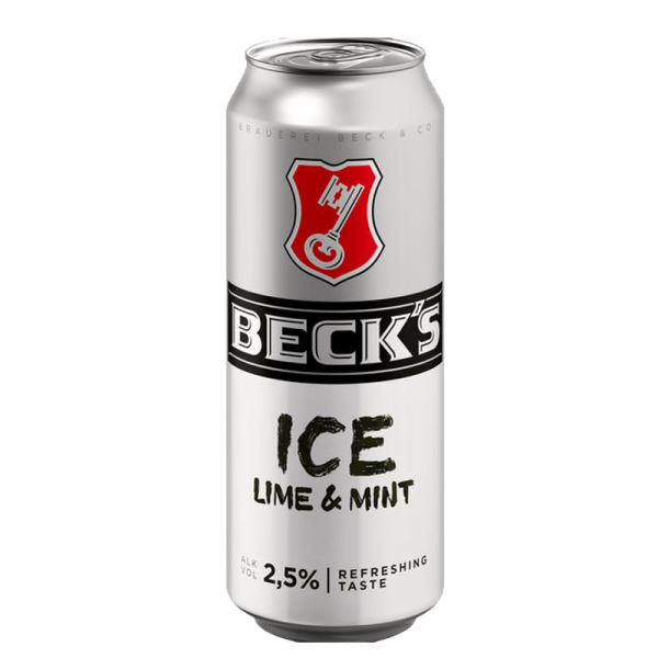 Becks Ice Lime &amp; Mint 24 x 0,5l can - EINWEG
