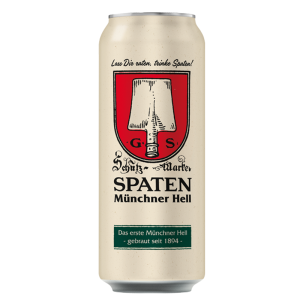 Spaten Münchner Hell 24 x 0,5l can - EINWEG