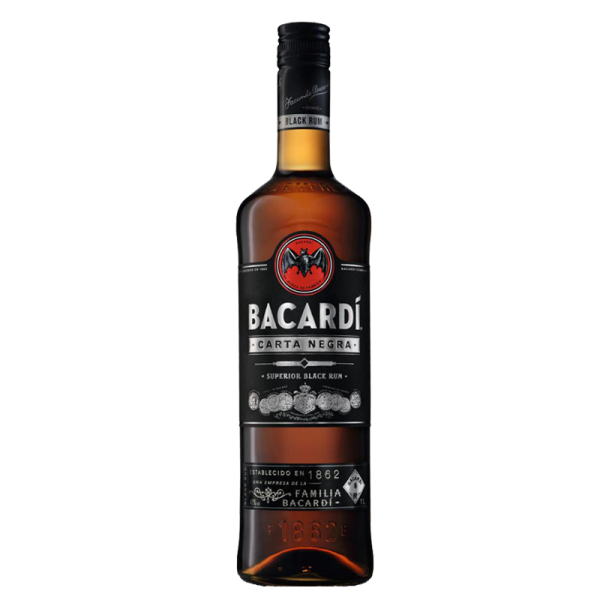Bacardi Carta Negra Rum 0,7l Flasche