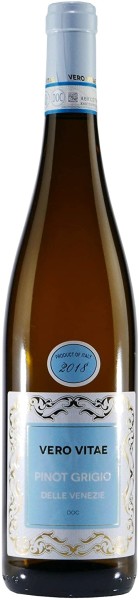 Vero Vitae Pinot Grigio dry 0,75l bottle