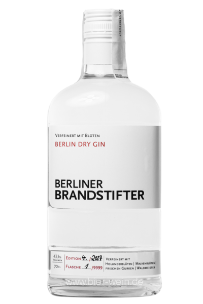 Berliner Brandstifter Gin 0,7l Flasche