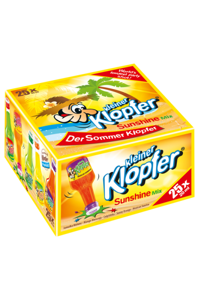 Kleiner Klopfer Sunshine Mix 25 x 0,02l Flasche