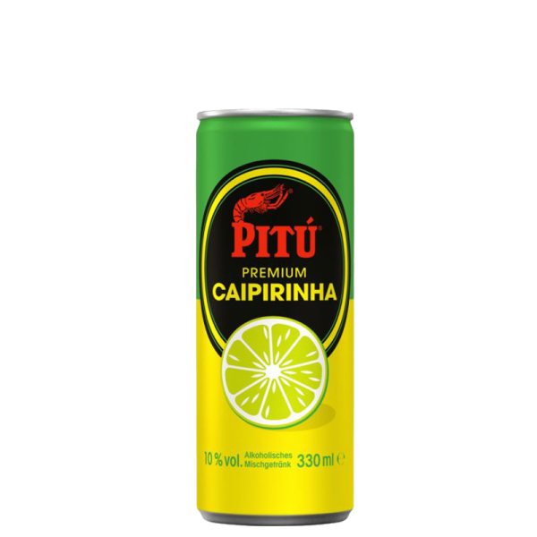 Pitu Caipirinha mixed drink  12 x 0,33l can - ONEWAY