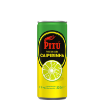 Pitu Caipirinha Mixed Drink 12 x 0.33 l can - DISPOSABLE