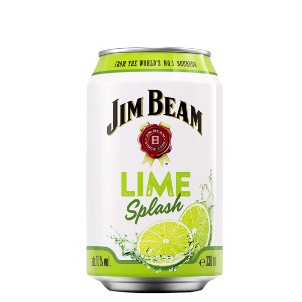 Jim Beam Lime Splash 12 x 0,33l Dose - EINWEG