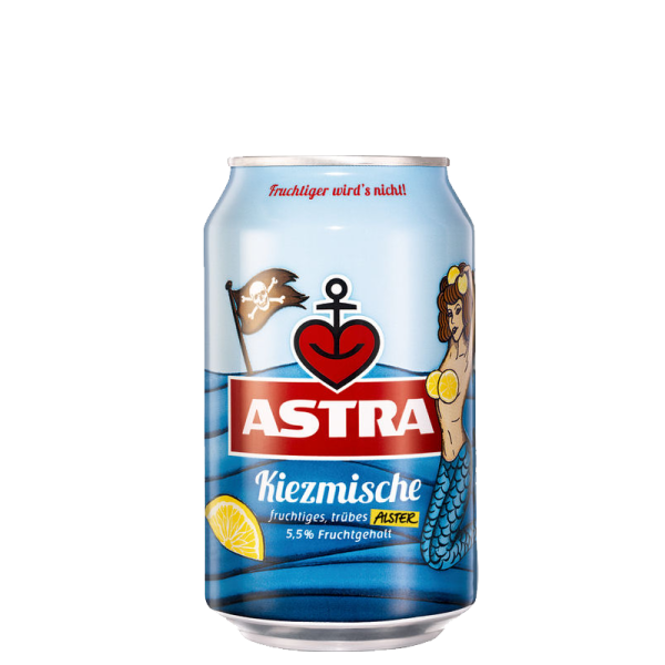 Astra Kiezmsiche Biermischgetränk 24 x 0,33l can - EINWEG