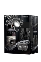 The Kraken Black Spiced Rum 0,7l Flasche + Glas