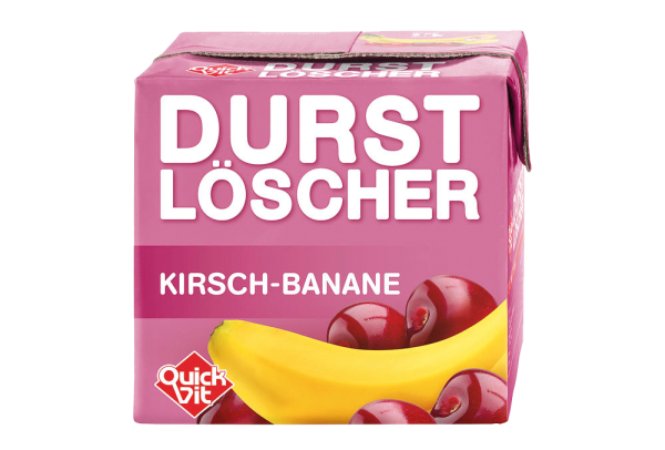Durstlöscher Kirsch Banane 12 x 0,5l Pack