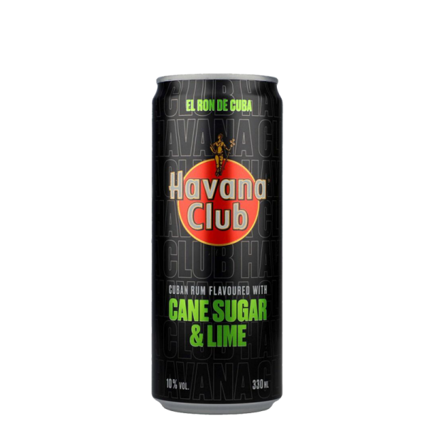 Havana Cane Sugar & Lime 12 x 0.33 l can - DISPOSABLE