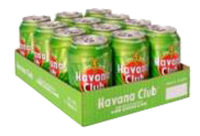 Havana Cane Sugar & Lime 12 x 0,33l cans - ONE WAY