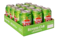 Havana Cane Sugar & Lime 12 x 0.33 l can - DISPOSABLE