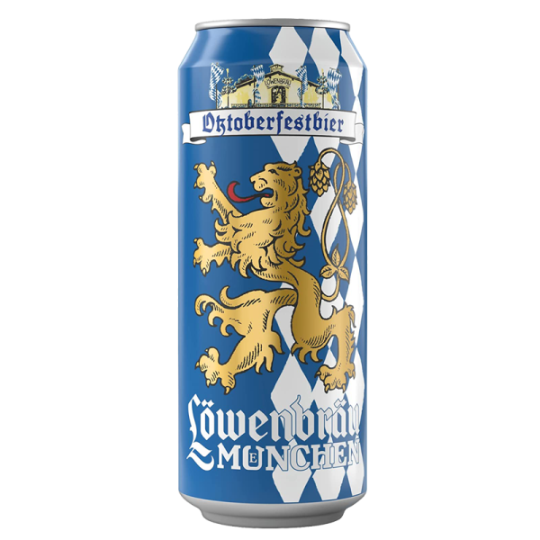 Lowenbrau Oktoberfest Beer 24 x 0,5l can BBD end 07/24