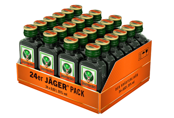 Jägermeister 24 x 0,02l bottle