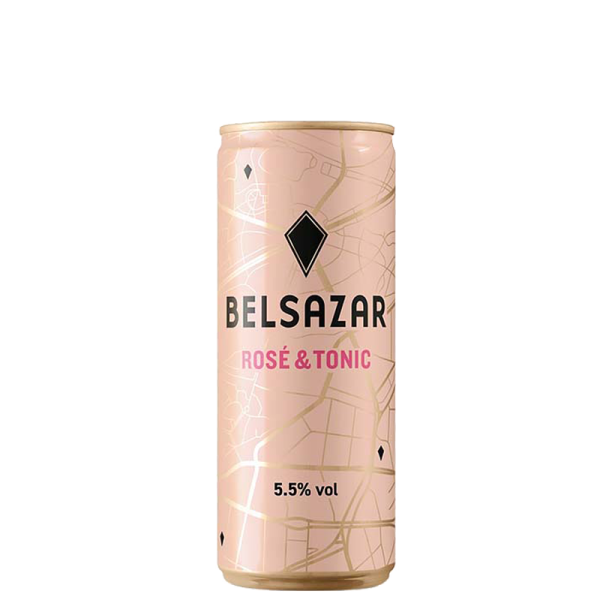 Belsazar Rose & Tonic 12 x 0,25l cans - EINWEG