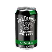 Jack Daniels Whiskey &amp; Ginger 12 x 0,33l Dosen - EINWEG