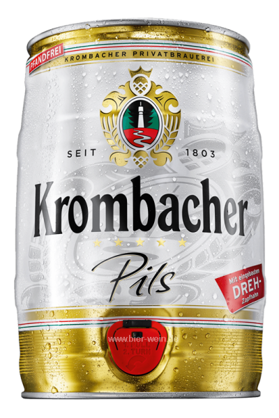 Krombacher Pilsener 5.0 l keg