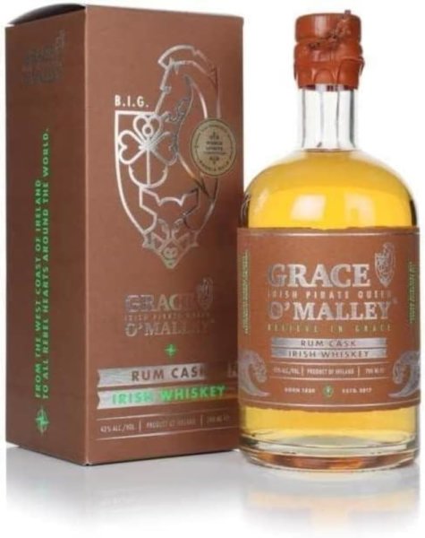 Grace OMalley Rum Cask Irish Whiskey 0,7l bottle