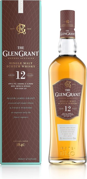 Glen Grant 12 Years Single Malt Scotch Whisky 0,7l Bottle