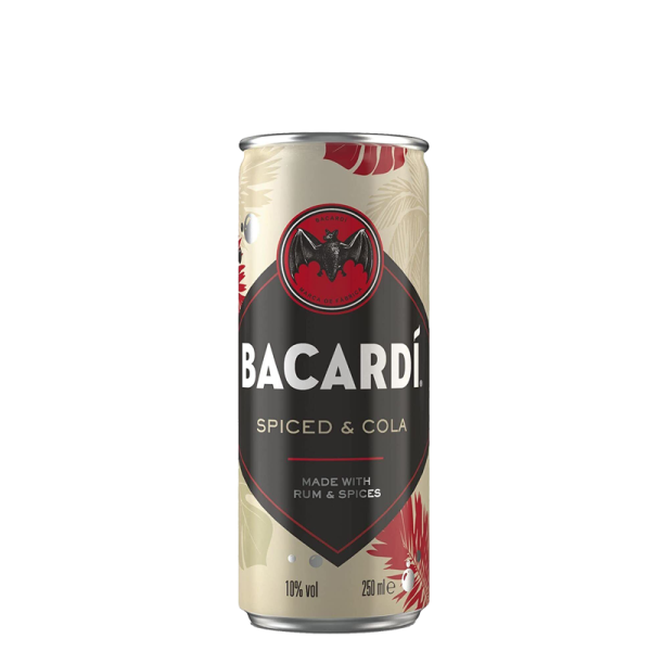 Bacardi Oakheart Rum & Cola 12 x 0,25l Dose - EINWEG