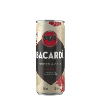 Bacardi Oakheart Rum & Cola 12 x 0.25 l can - DISPOSABLE