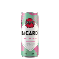 Bacardi Razz Mojito 12 x 0.25 l can - DISPOSABLE