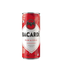 Bacardi Rum & Cola 12 x 0.25 l can - DISPOSABLE