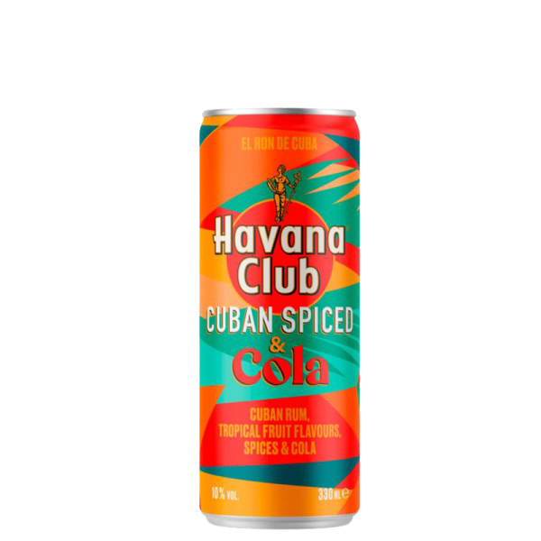 Havana Cuban Spiced & Cola 12 x 0,33l Dosen - EINWEG